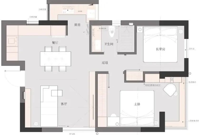看完她家，才发现我对75㎡的潜力一无所知