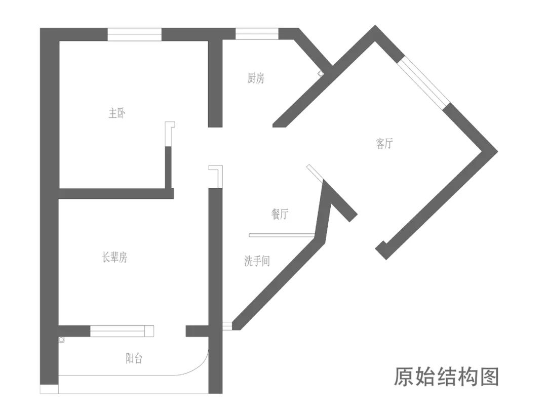 85㎡塞进多功能客厅，异户型变成充满巧思的北欧小家