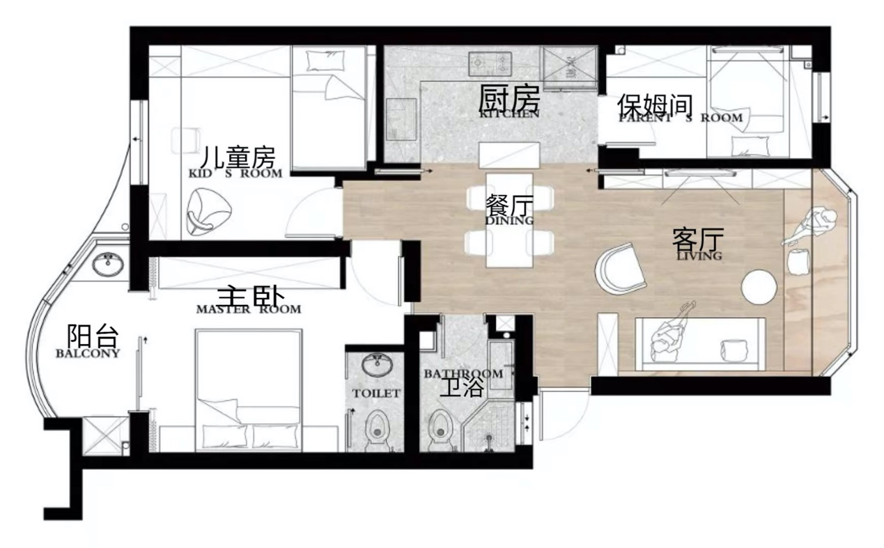 上海学区房神级装修，暗藏37㎡收纳，四人居住0杂物！